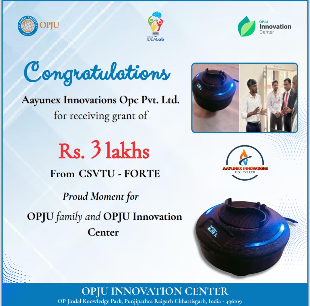 Ignition Grant from CSVTU FORTE